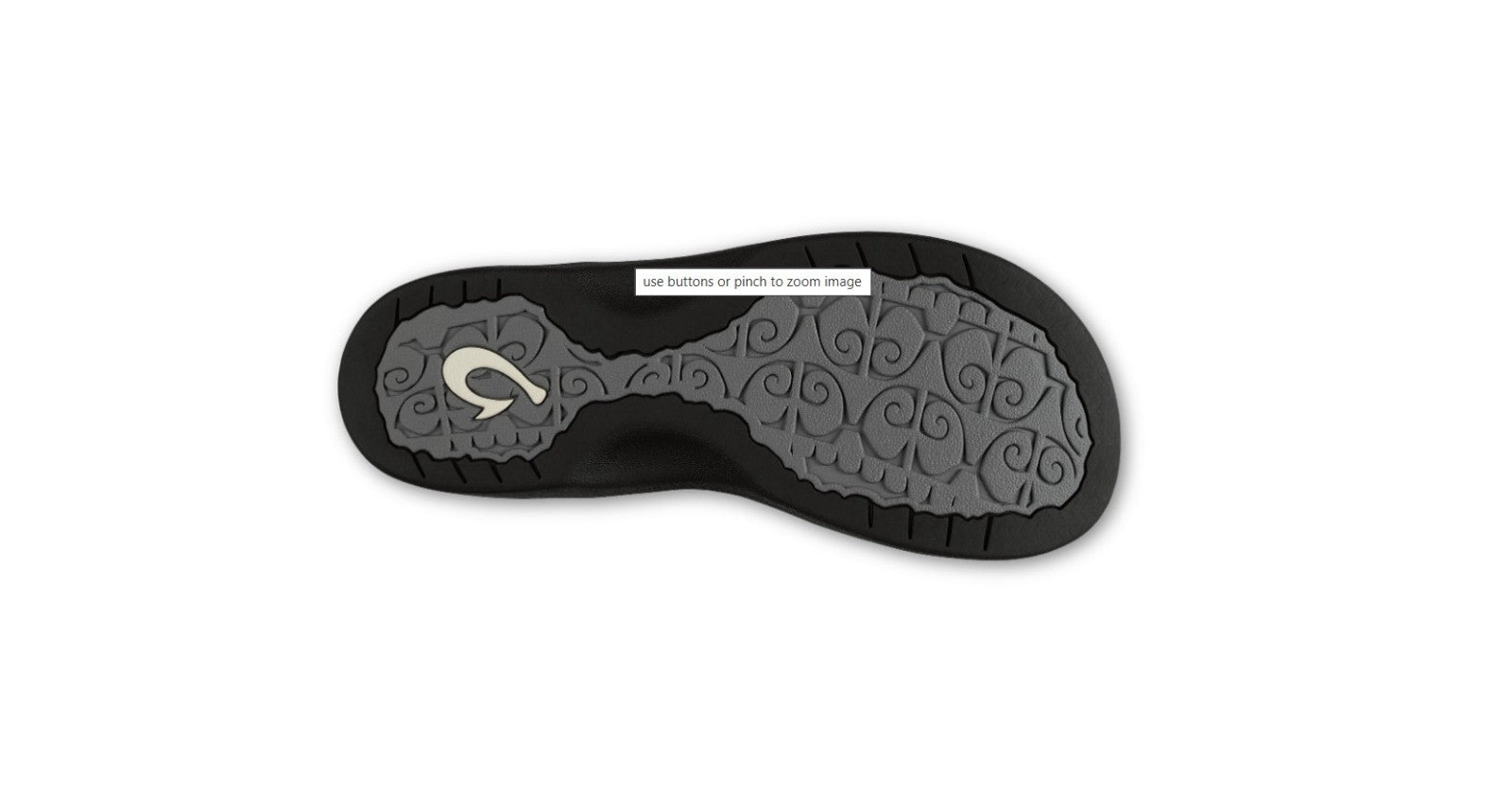 OluKai Women's Sandals Ohana Bright White/Black 20110-WB40