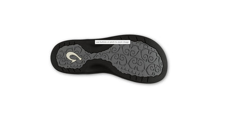 OluKai Women's Sandals Ohana Bright White/Black 20110-WB40