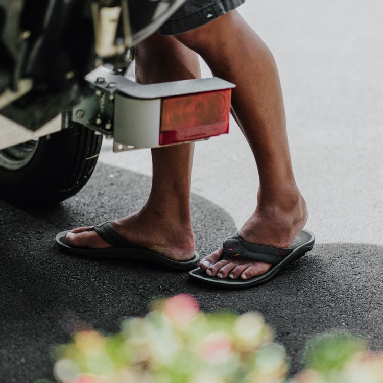 OluKai Kipi Men's Sandals 10324-4040 Black