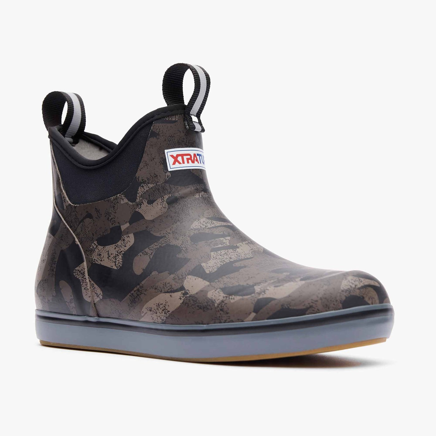 XTRATUF Women's Black Camo Ankle Deck Boot XWAB-002  Camouflage