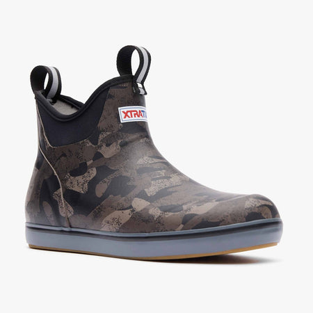 XTRATUF Women's Black Camo Ankle Deck Boot XWAB-002  Camouflage