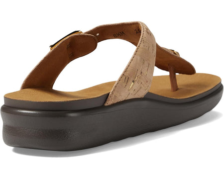 SAS  Women's  Sanibel Comfort Thong Sandal Golden Cork