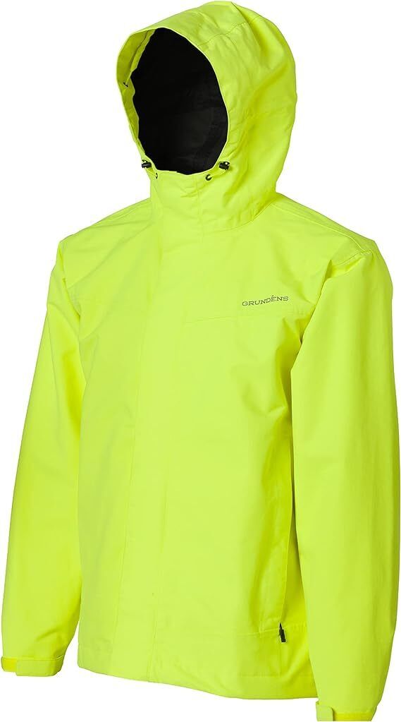 Grundens Mens Full Share 10329730 Hi Vis Yellow Jacket Brand New - AllSportsWearUSA