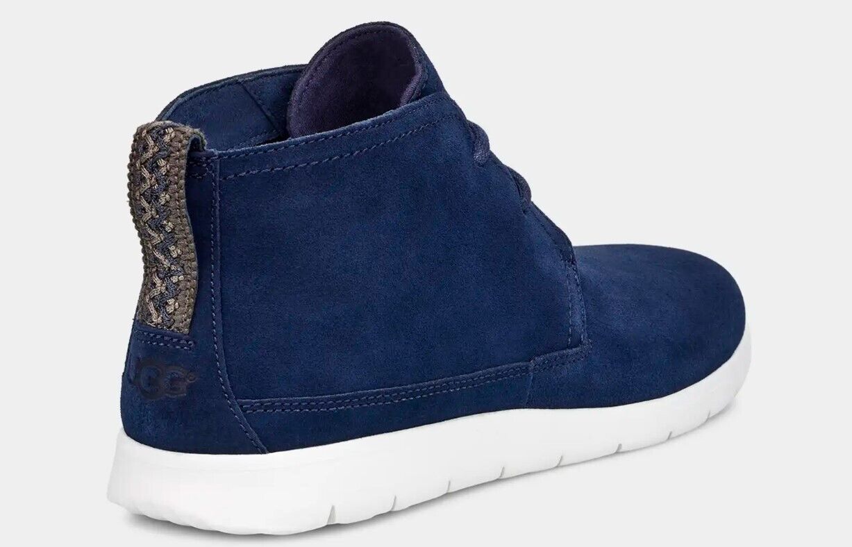 UGG Freamon 1007645 Men's Navy Blue Suede Lace Up Chukka Boots Brand New - AllSportsWearUSA