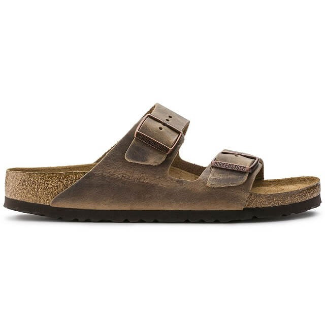 Birkenstock 552811 Arizona Oiled Leather Tobacco Soft Footbed