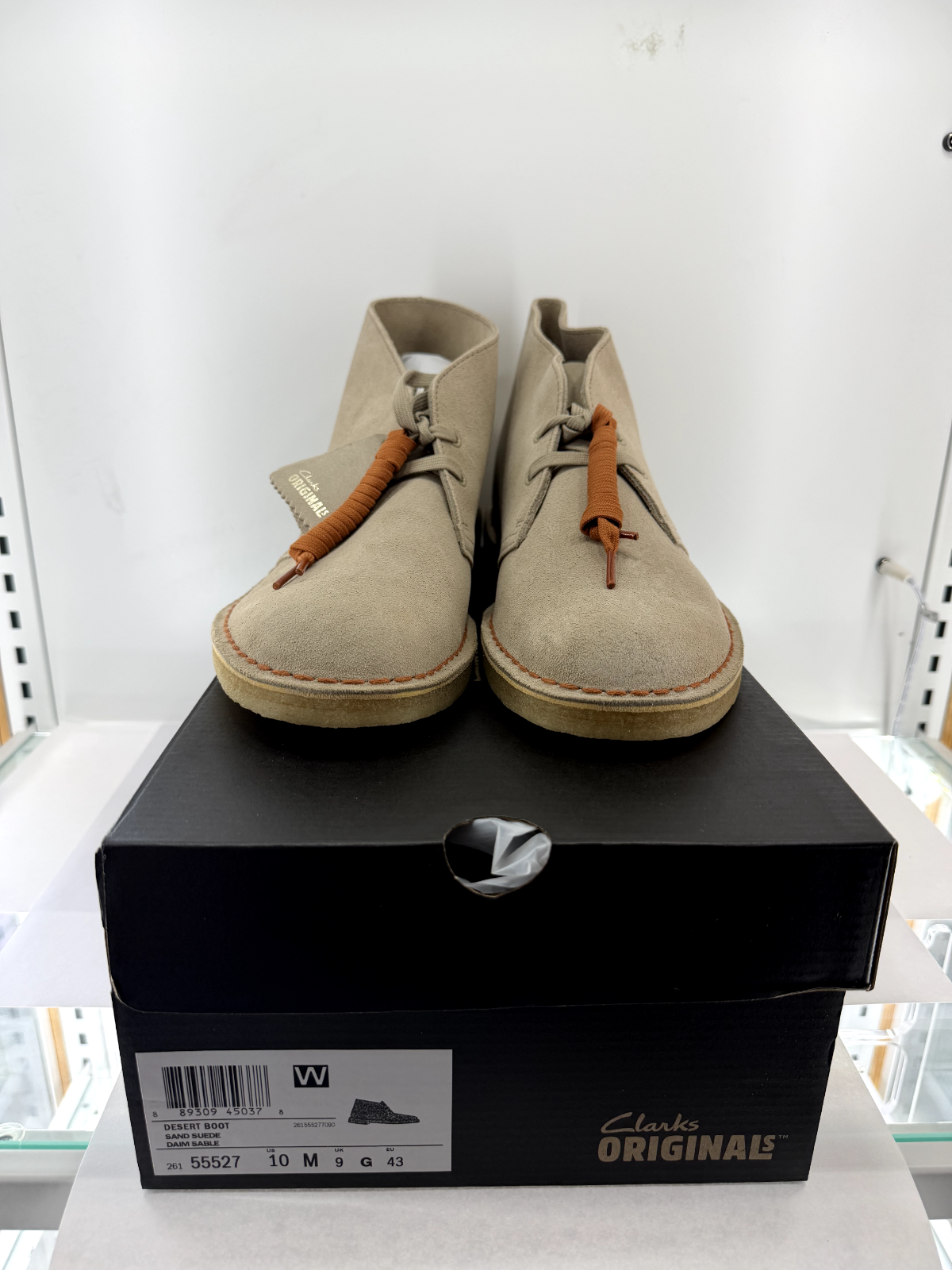 Clarks Men's Desert Boots Sand Suede 26155527
