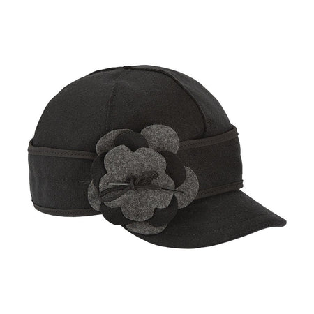 Stormey Kromer Womens Petal Pusher Cap 50360-260-C36 Black Charcoal