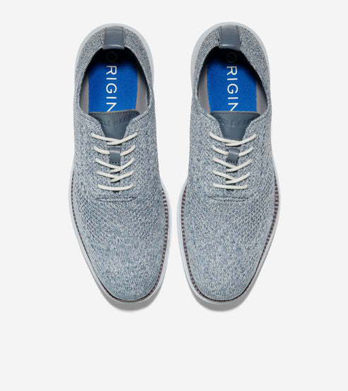 Cole Haan Men's ØriginalGrand Wingtip Oxfords C36872 Stormy Weather-Harbor Mist