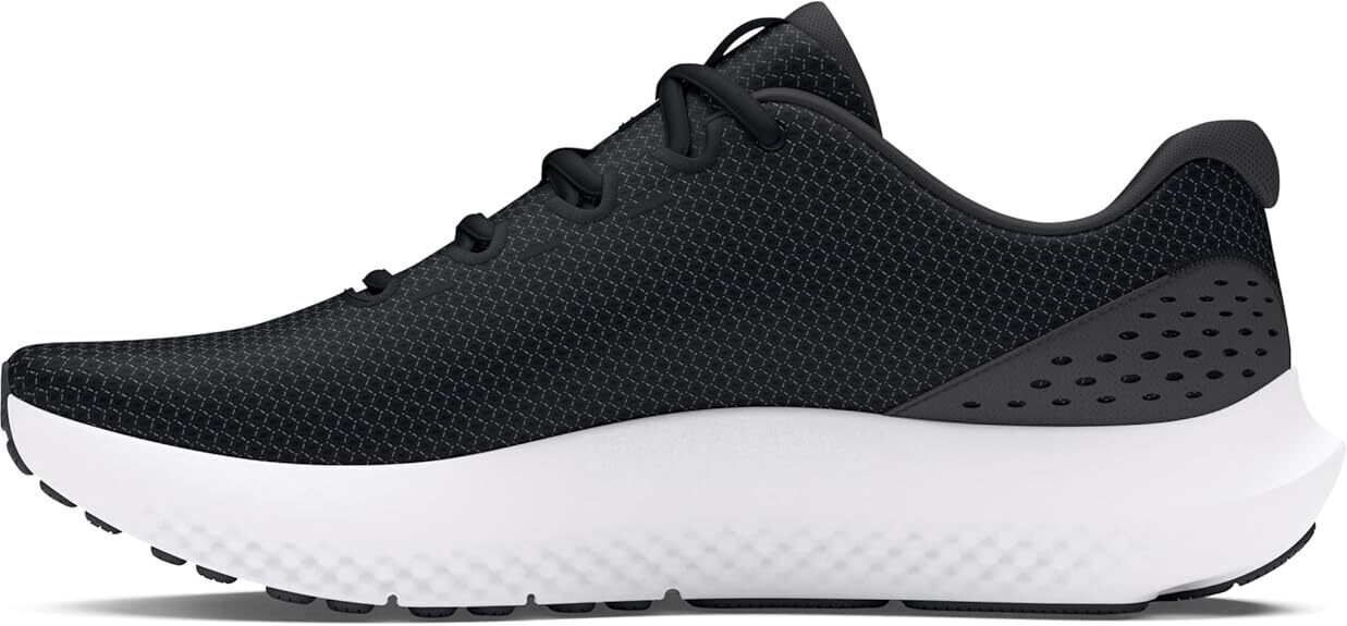 Under Armour men's Charged Surge 4 Sneaker 3027000 001 Black / Anthracite / White - AllSportsWearUSA