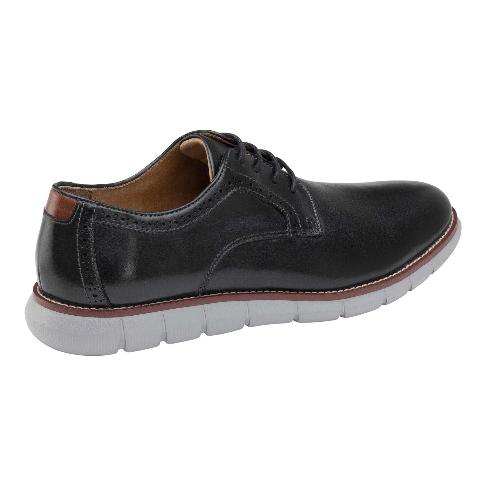 Johnston Murphy Men's Holden Plain Toe 20-8371 Black Full GrainJohnston Murphy