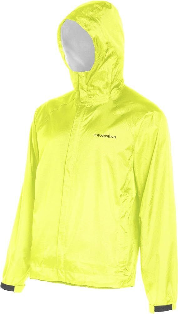 Grundens Mens Weather Watch 10361730 Hi Vis Yellow Size L Jacket Brand New - AllSportsWearUSA