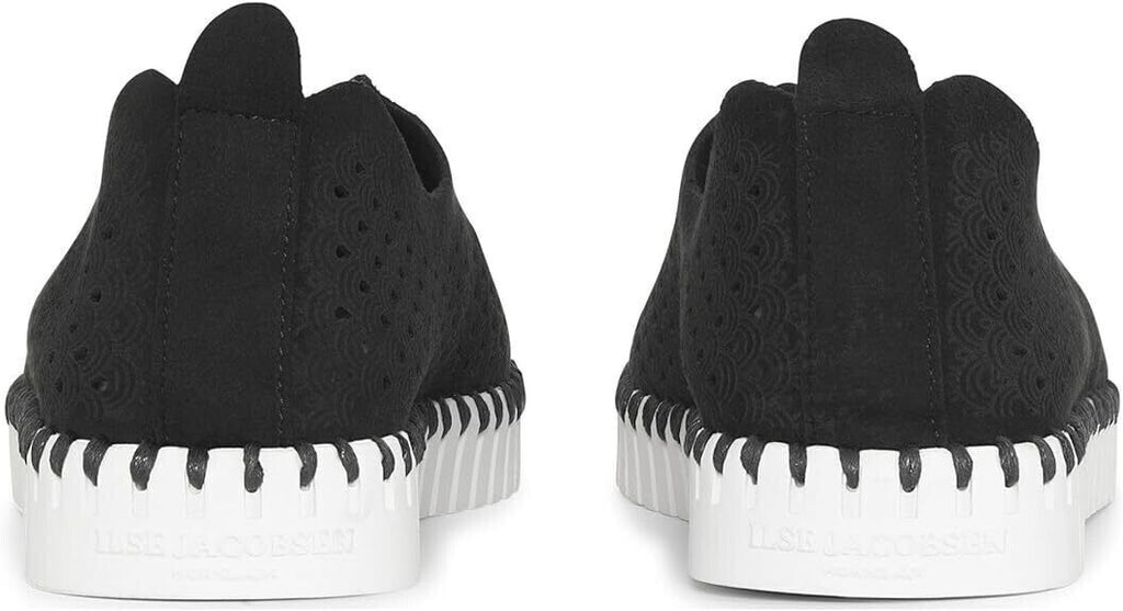 Ilse Jacobsen Womens Tulip 3373 Black Platform Slip-on Shoe SIZE 39 - AllSportsWearUSA