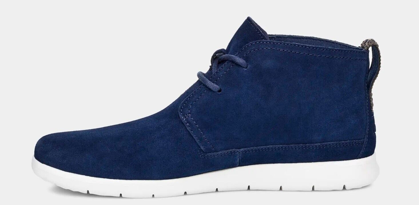 UGG Freamon 1007645 Men's Navy Blue Suede Lace Up Chukka Boots Brand New - AllSportsWearUSA