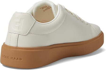 Cole Haan Men's Traveller Leather Low Top Sneakers Ivory Gum C39375 Brand New - AllSportsWearUSA