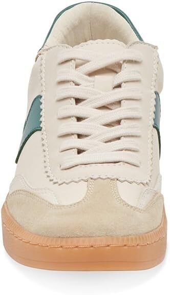Dolce Vita Women's Notice Sneaker, White/Green Brand New - AllSportsWearUSA
