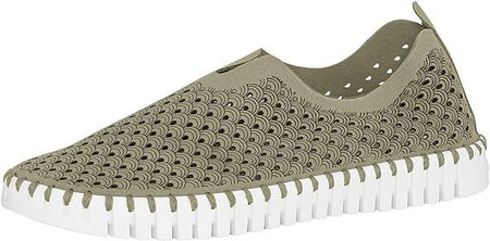 Ilse Jacobsen Womens  Army Tulip 139-410 Slip-on Sneaker