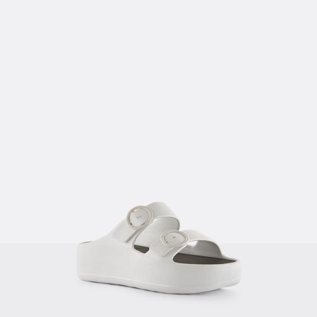 Lemon Jelly, Women's Gaia Slide Sandal GAIA-04 WHITE BRAND NEW - AllSportsWearUSA