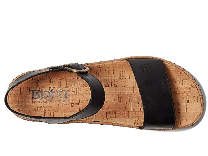 Born Women's Sari Sandal BR0035503 Black Brand New - AllSportsWearUSA