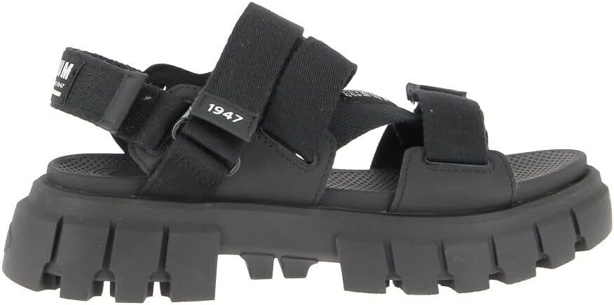 Palladium Womens Revolt 98578-008 Black Sandal Brand New - AllSportsWearUSA