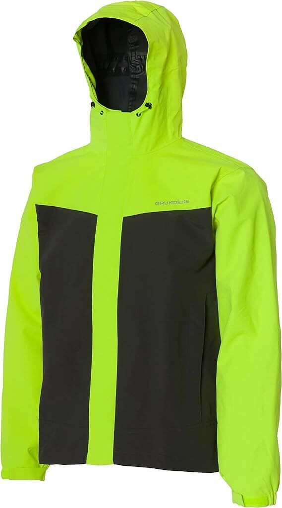 Grundens Mens Full Share 10329731 Hi Vis YellowGrey Size S Jacket Brand New - AllSportsWearUSA