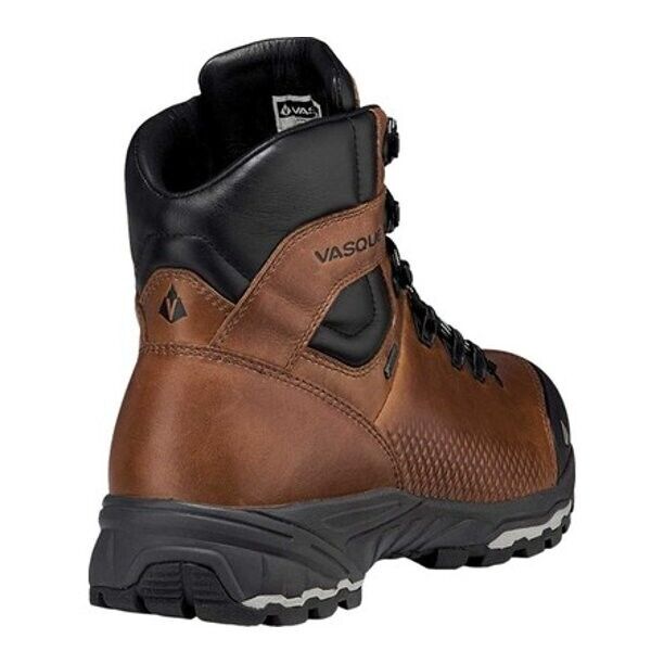 Vasque Men's St. Elias FG GTX Gore-Tex Waterproof Hiking Trail Boot Cognac - AllSportsWearUSA