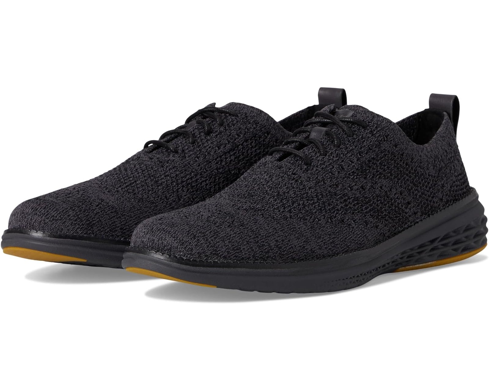 Cole Haan Men's Grand Hurrion Stitchlite Wingtip Oxfords C40691 Black Periscope