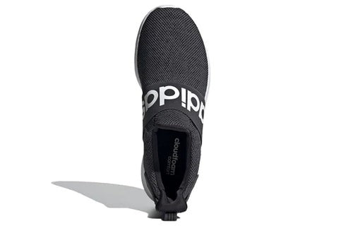 Adidas Kids' Cloudfoam Adapt Slip on Sneaker FW2620 School Shoes Black/White