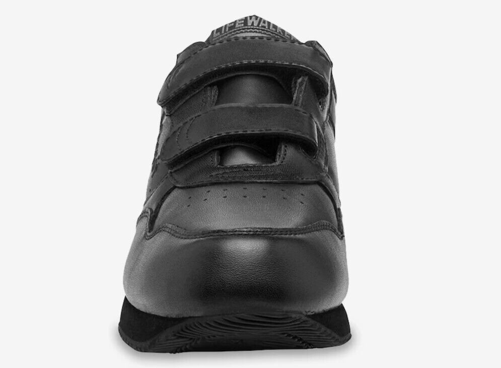 Propet Men's Lifewalker Strap Medium Walking Shoes (Black) - Size 9.5 NEW - AllSportsWearUSA