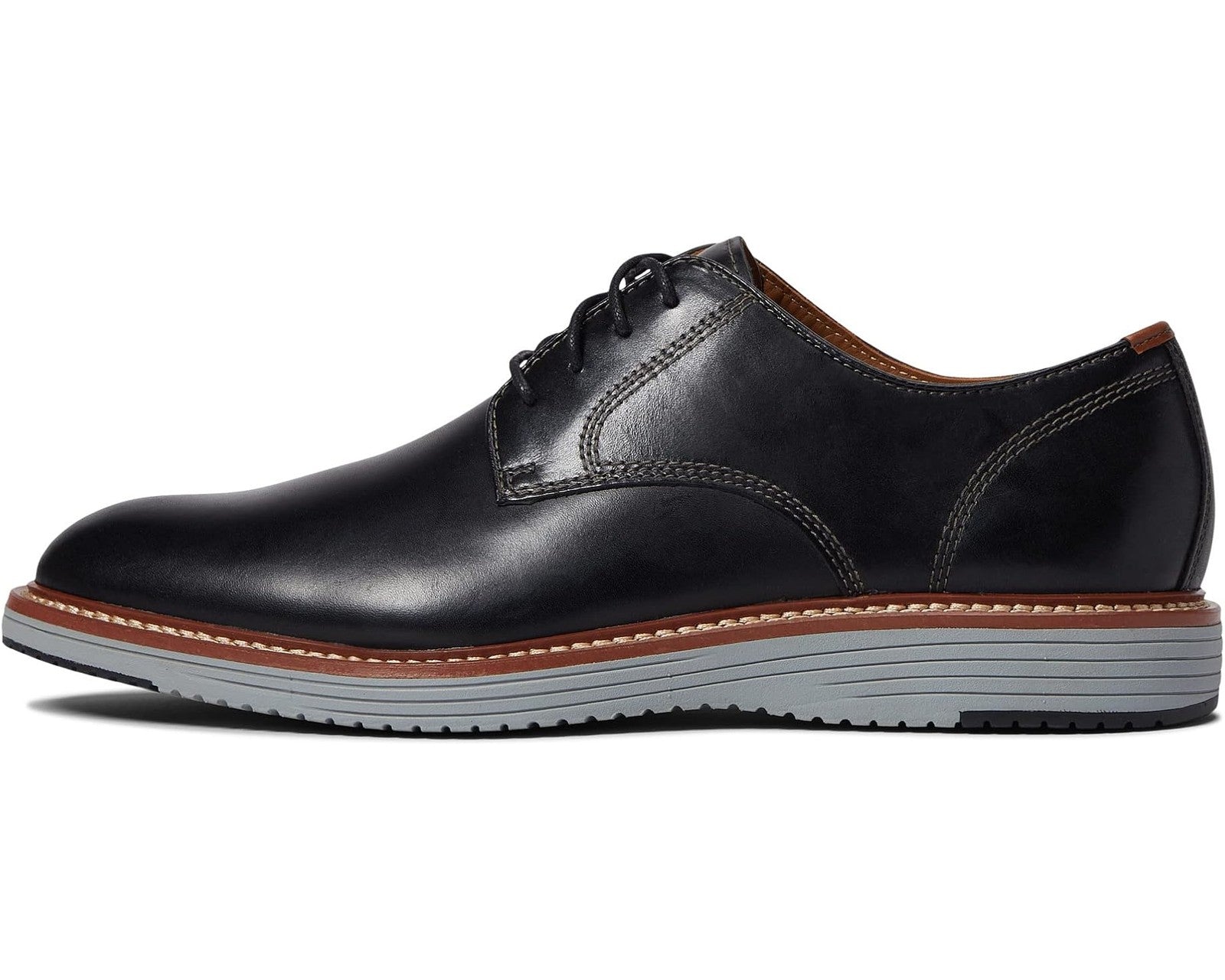 Johnston & Murphy Men's Upton Plain Toe Dress Shoes 020-03521 Black Fu
