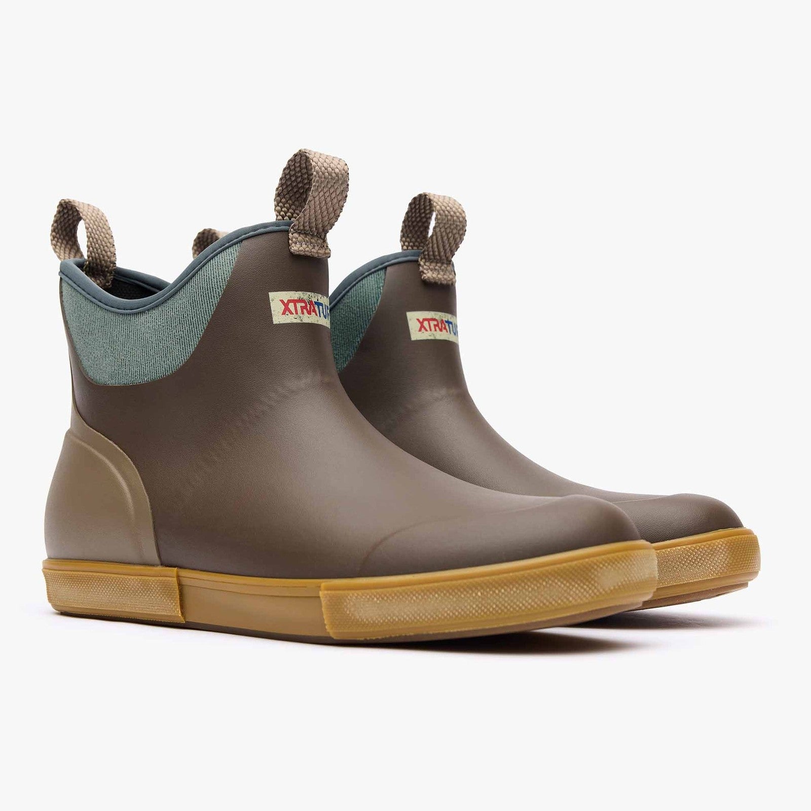 XTRATUF Men's Vintage Ankle Deck Boot XMABV-900 Brown