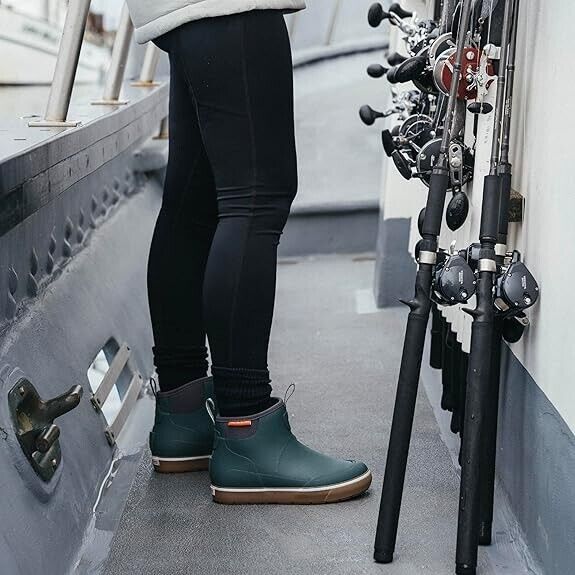 Grundens Women's Deck-Boss Ankle Boot 60011-367-PINE BRAND NEW - AllSportsWearUSA