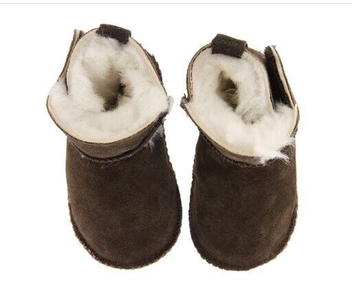 Emu baby bootie 6-12 months shearling light brown - AllSportsWearUSA