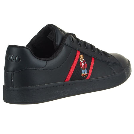 Children's Polo Ralph Lauren Quilton Bear Sneaker Big Kid Black
