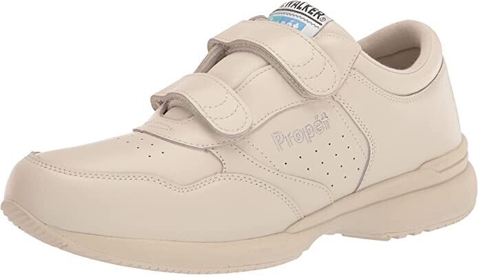 Propet Life Walker Strap M3705 Walking Shoes Mens Size 105 M White FL - AllSportsWearUSA