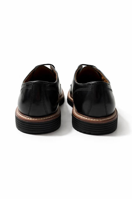 Johnston & Murphy Upton Plain Toe Men's Black Full Grain 020-07951