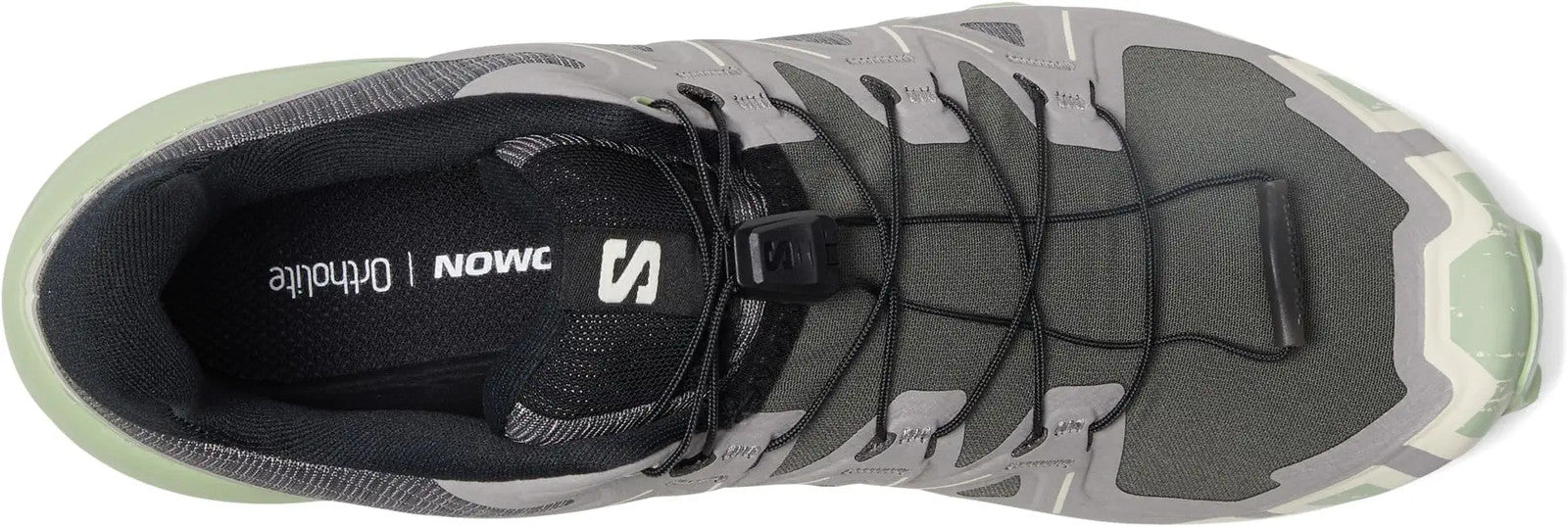 Salomon Women's Speedcross 6 Shoes L475820 Castlerock Vanilla Smoke Green