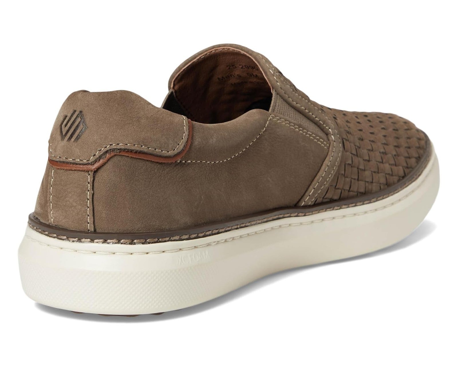 Johnston & Murphy McGuffey 2.0 Slip on Shoes 025-02990 Taupe Woven Tumbld Nubuck