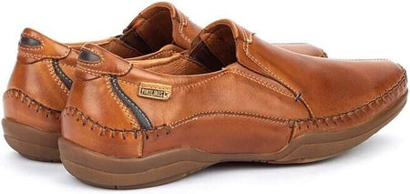 PICOLINOS Loafers Leather San Telmo for Men M1D-6032 BRANDY BRAND NEW - AllSportsWearUSA