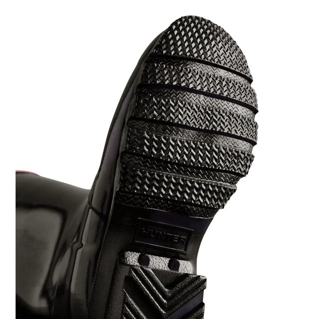 Hunter JFT6000RGL-HBL01 Big Kids Rain Boots Original Gloss Black