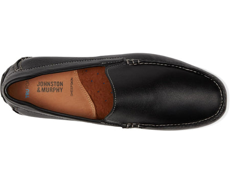 Johnston & Murphy Cort Moc Venetian Men's 20-6405 Black Full Grain