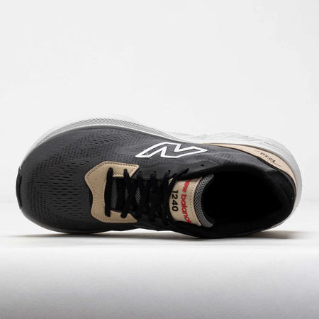 New Balance Men's Fresh Foam 1240v1 Running Shoes Black/Stoneware/Firecracker