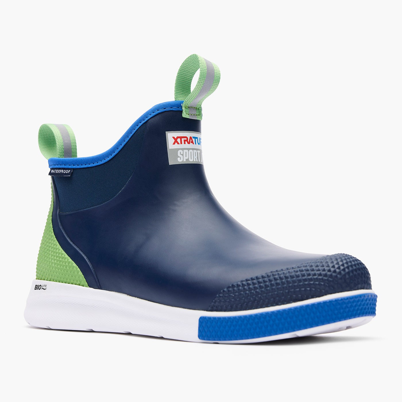 XTRATUF Men's Ankle Deck Boot Sport ADSM-200 Blue