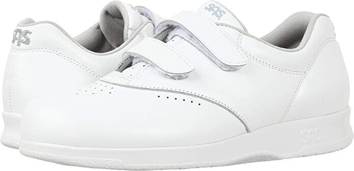 SAS Me Too Sneakers for Women Leather Upper with Round Toe Dual Straps 75 Wide - AllSportsWearUSA
