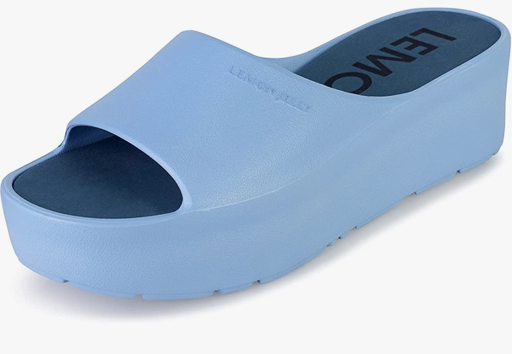Lemon Jelly Womens Platform Sandals Baby BlueCute WaterFriendly Wedges - AllSportsWearUSA