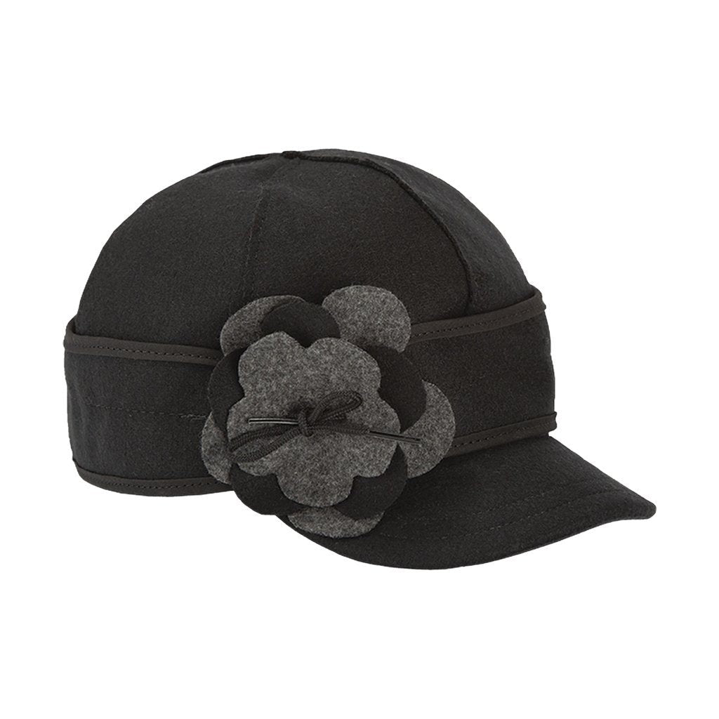 Stormey Kromer Womens Petal Pusher Cap 50360-260-C36 Black Charcoal