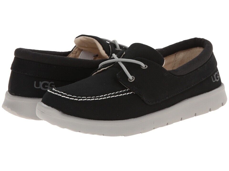 Ugg Kids - Anchor ( (black (canvas)) Boy's Shoes1006512K-BLK Brand New - AllSportsWearUSA