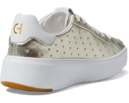 Cole Haan Grandpro Topspin Sneaker Women's W30148 Soft Gold Brand New