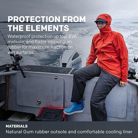 Grundens Women's Deck-Boss 60011-019  Ankle Boot Irone Gate