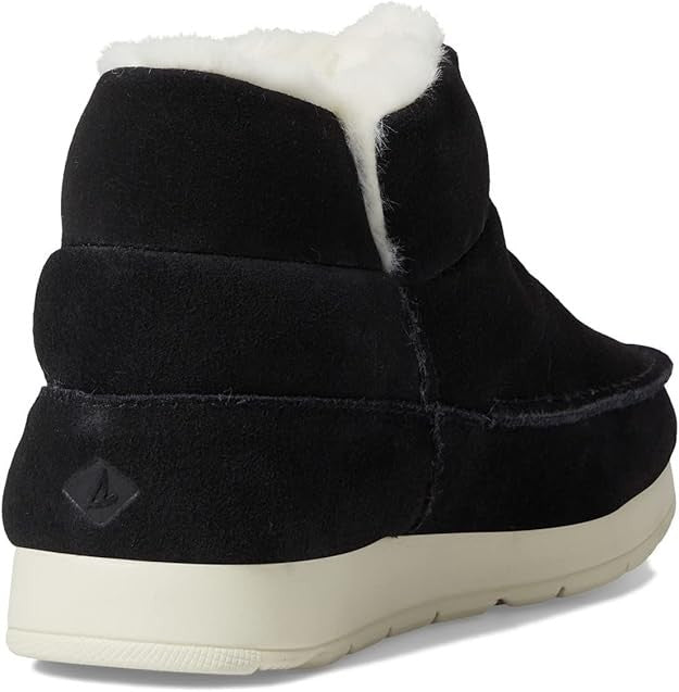 Sperry MOC-Sider Bootie Leather Shoe STS87876 Black