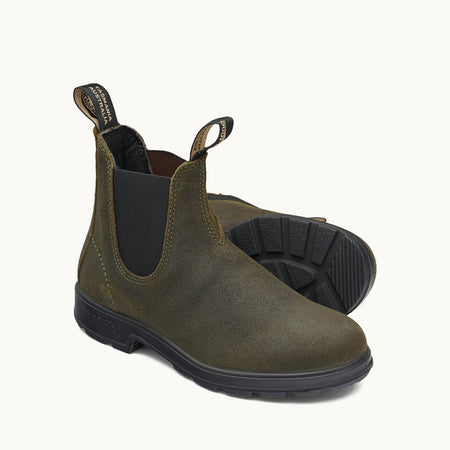 Blundstone 1615 Suede Unisex Ankle Boots Dark Olive